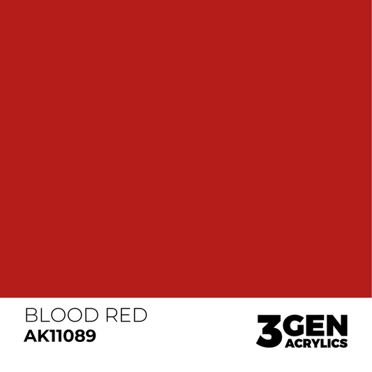 AK Interactive 3G Acrylic Paint: Blood Red - Standard
