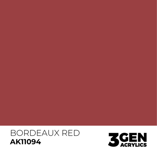 AK Interactive 3G Acrylic Paint: Bordeaux Red - Standard