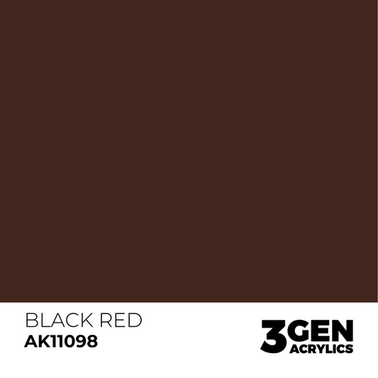 AK Interactive 3G Acrylic Paint: Black Red - Standard