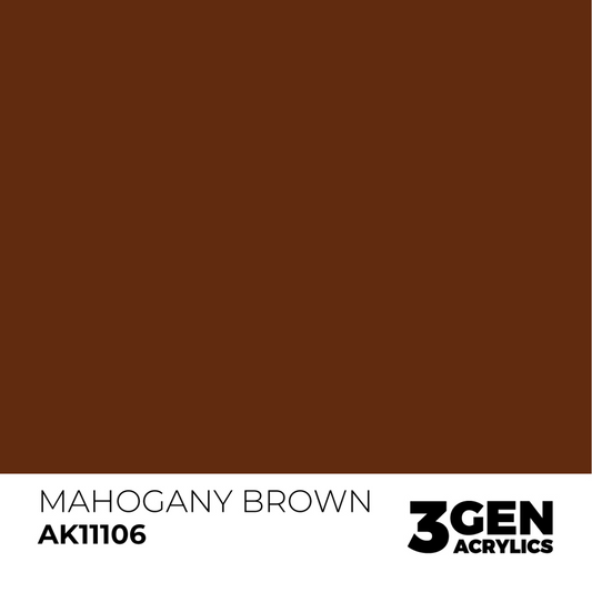 AK Interactive 3G Acrylic Paint: Mahogany Brown - Standard