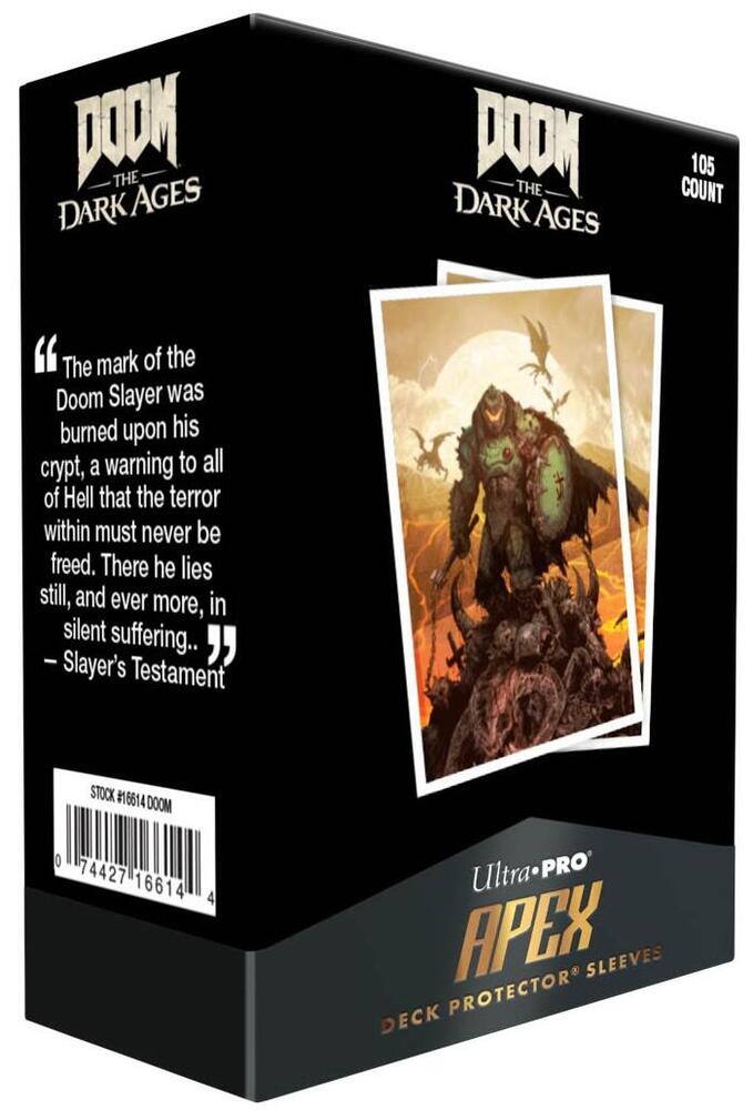 Doom: Wrath 105ct Apex Deck Protector Sleeves for Bethesda