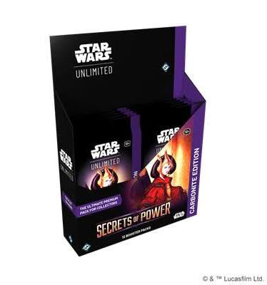 Star Wars Unlimited - Secrets of Power Booster Box Carbonite Edition