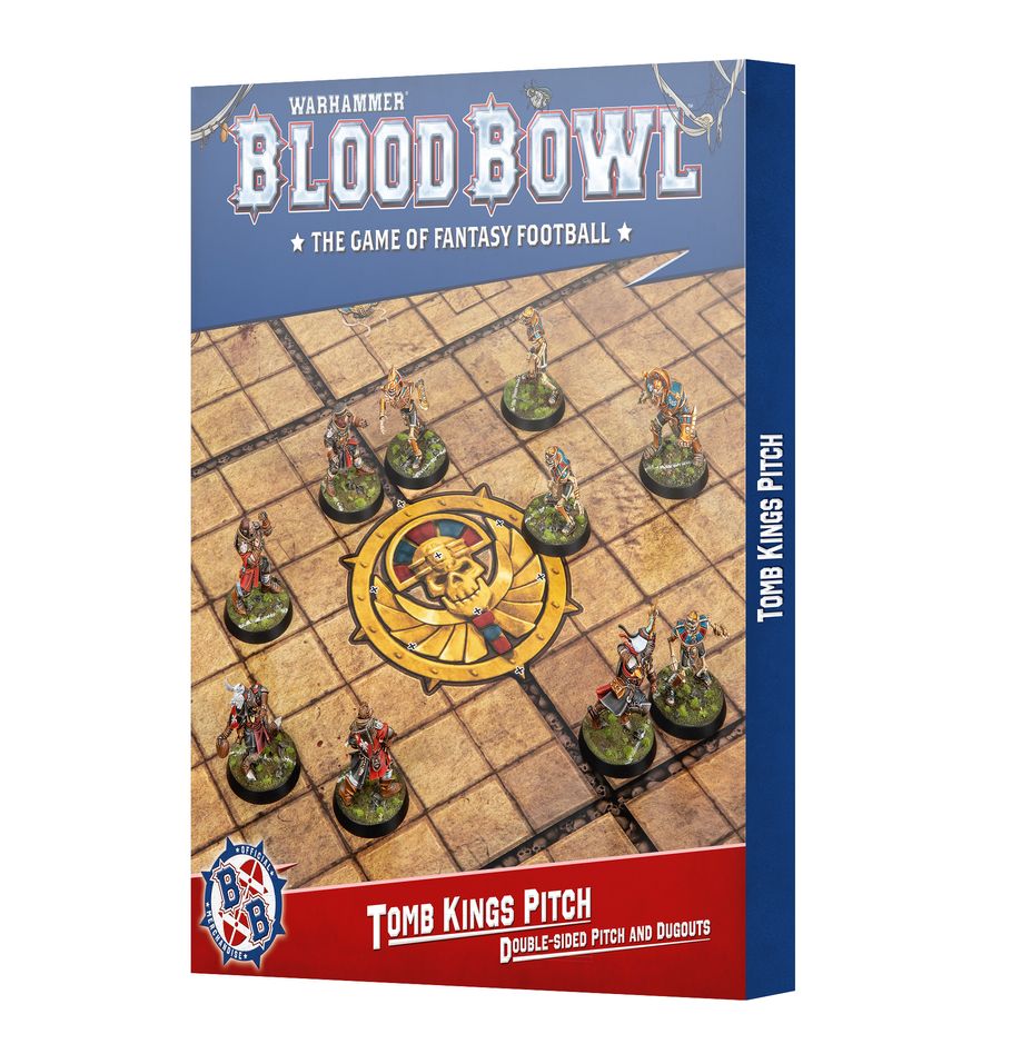 Blood Bowl - Tomb Kings Pitch: Double-sided Pitch and Dugouts Set