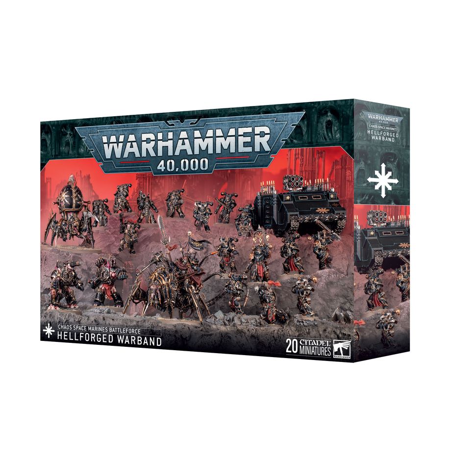 Warhammer 40k - Chaos Space Marines Battleforce: Hellforged Warband