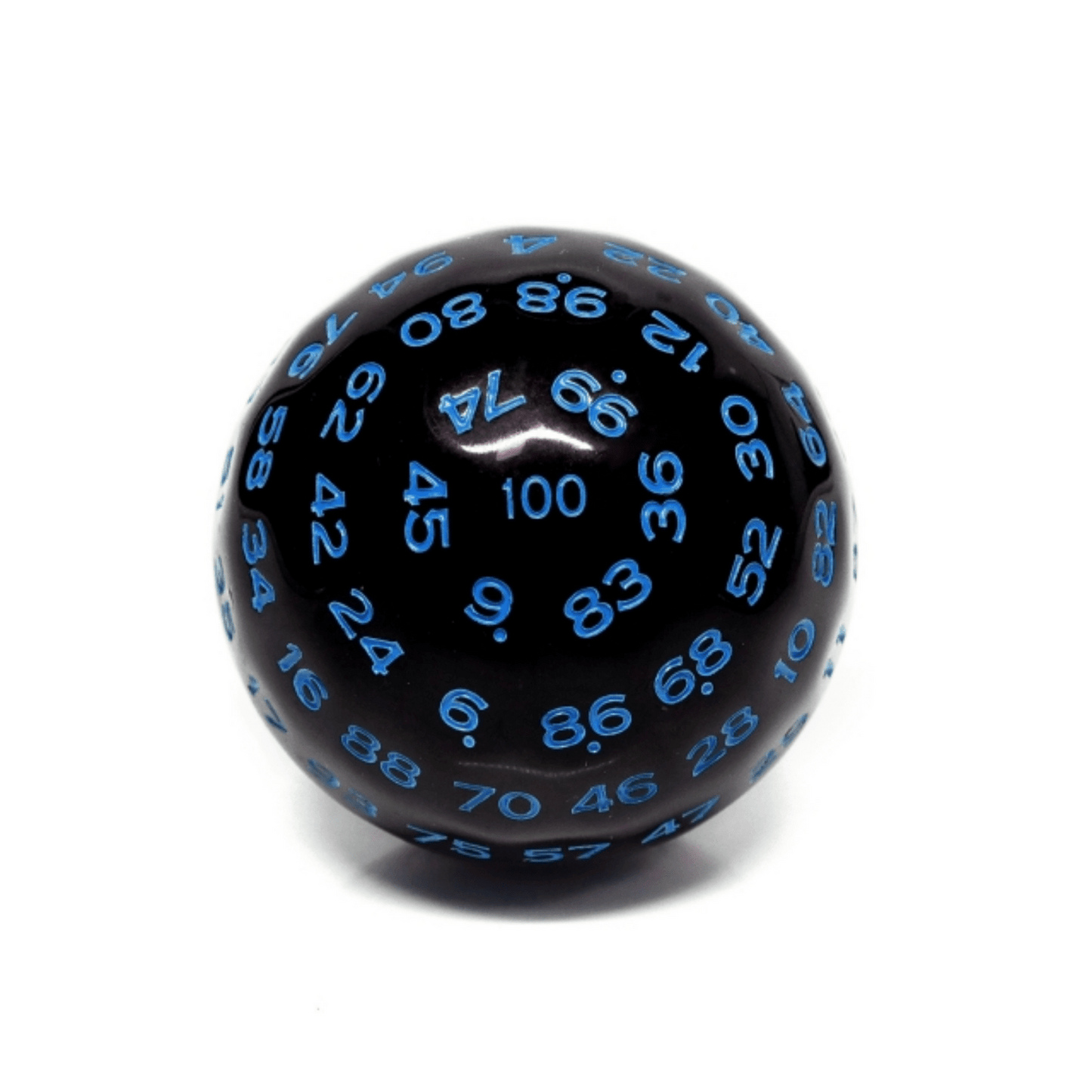 Foam Brain - 45mm D100, Black Opaque with Blue