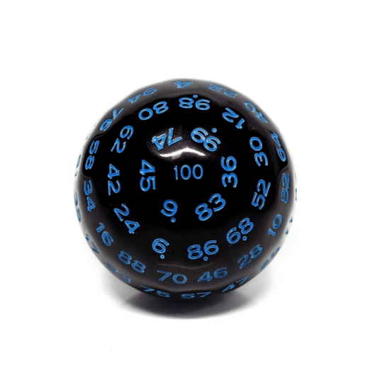 Foam Brain - 45mm D100, Black Opaque with Blue