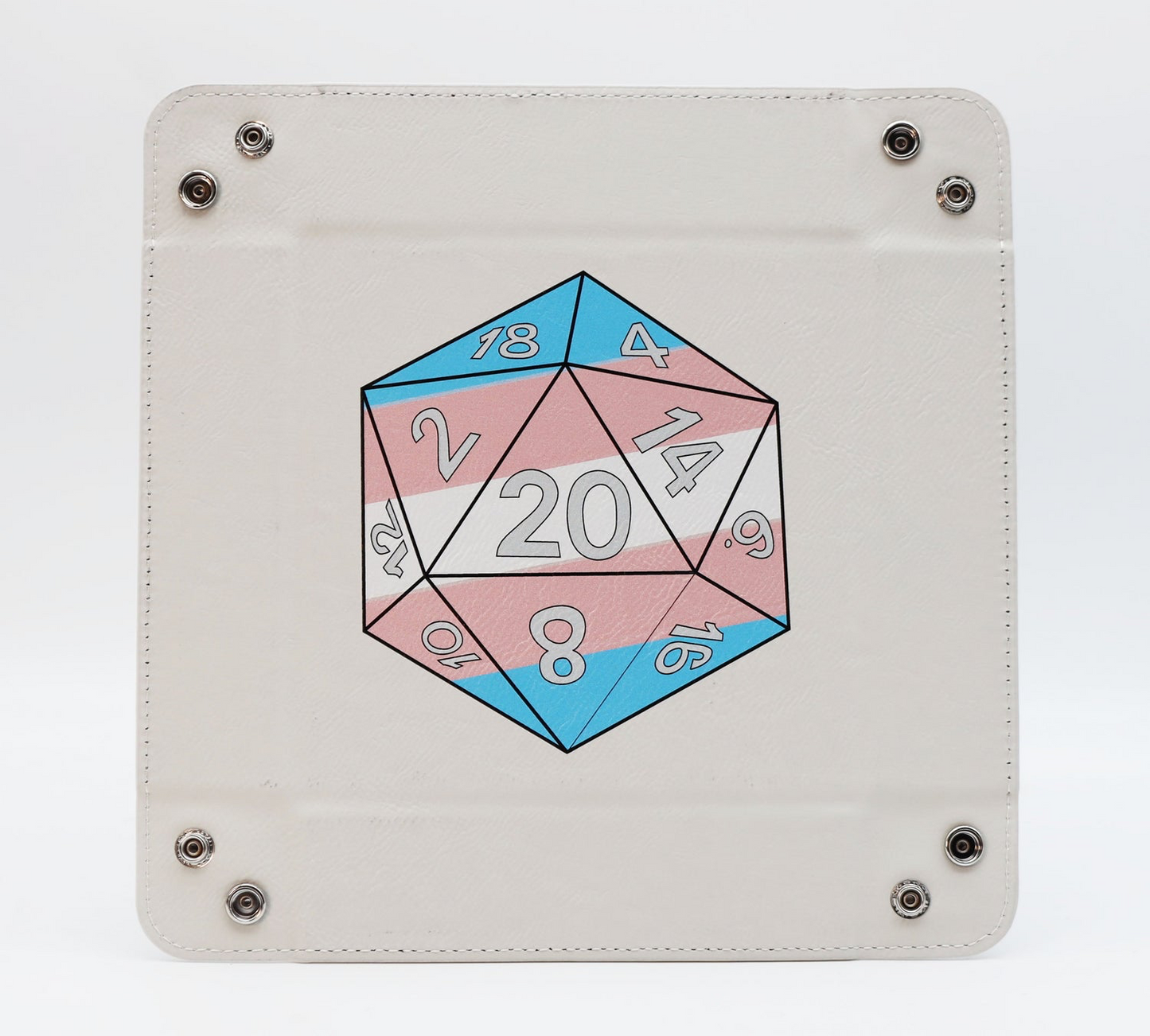 Foam Brain - Pride D20 Snap Tray: Transgender