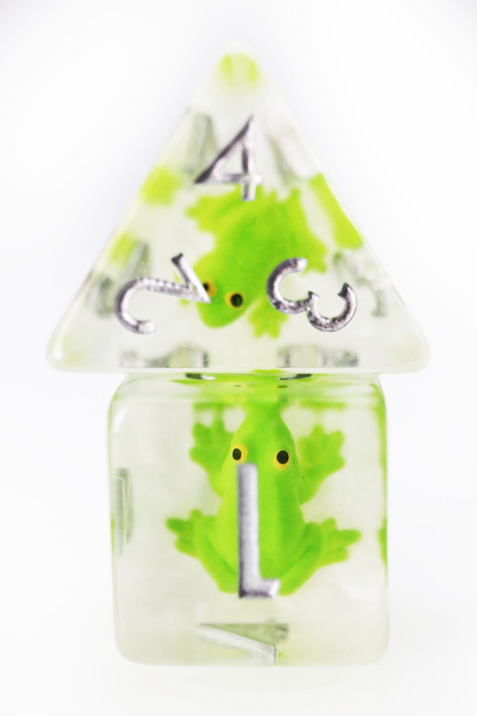 Foam Brain - Frozen Frog RPG Dice Set