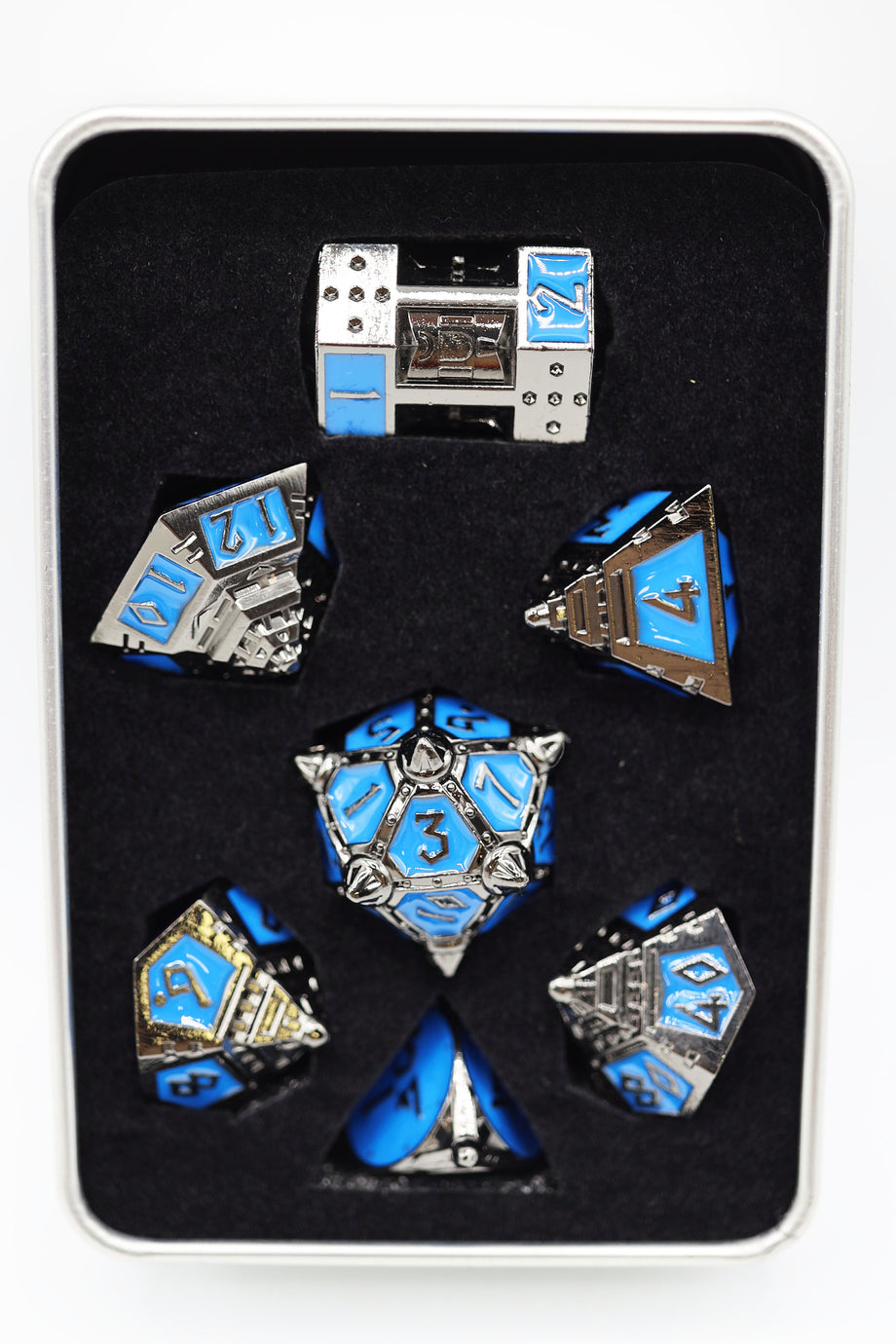 Foam Brain - Dice 51: Kepler-452b - Metal RPG Dice Set