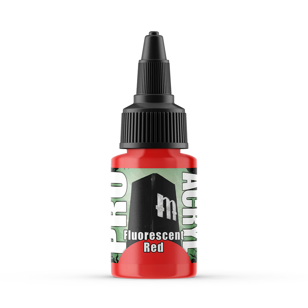 Monument Hobbies - Pro Acryl Paint, Fluorescent Red