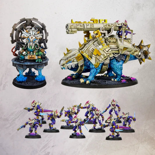 One Page Rules: Grimdark Future Saurian Starhost Vanguard Expansion