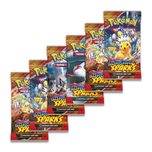 Pokémon - Surging Sparks, Booster Bundle (6 packs)
