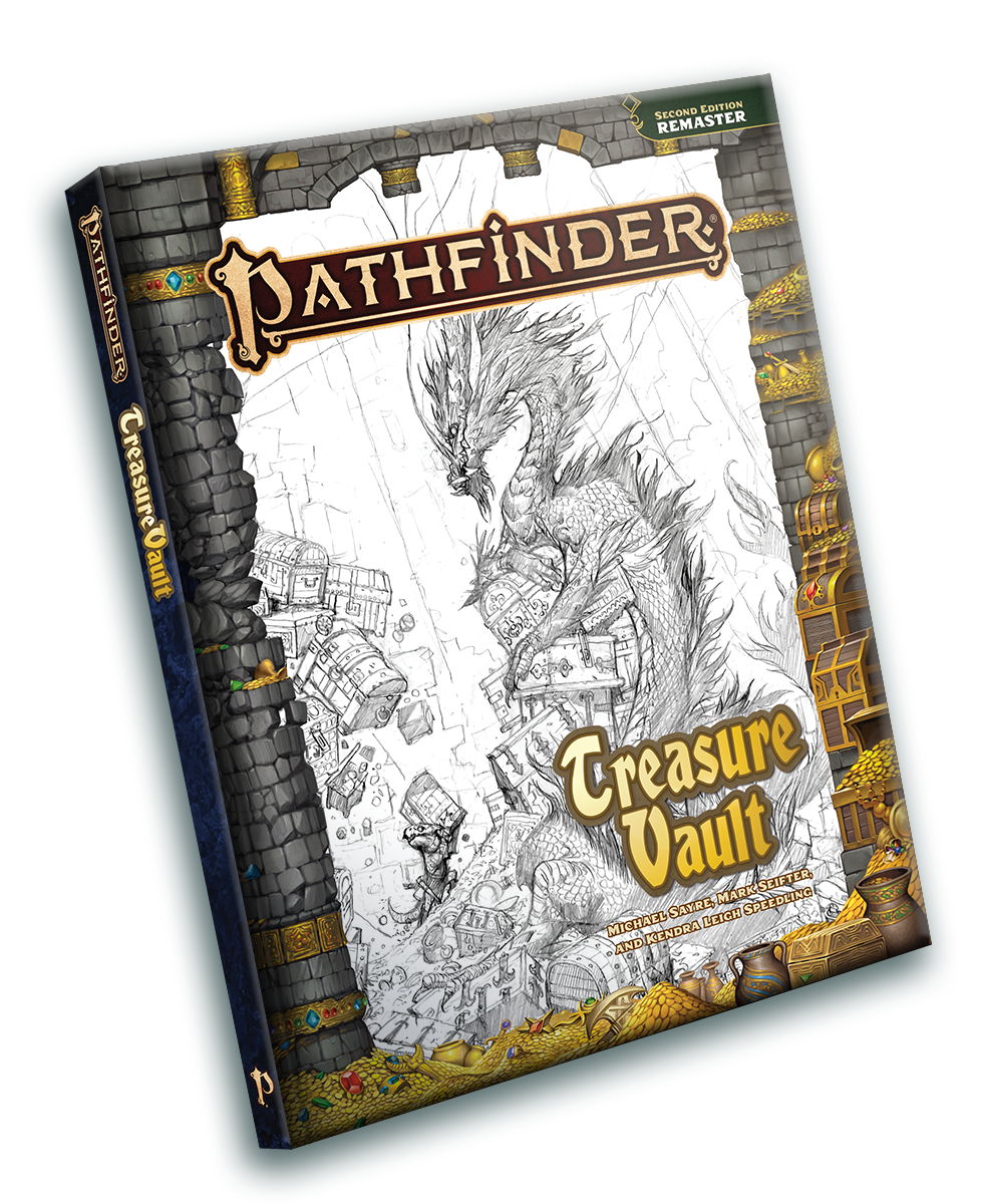 Pathfinder RPG: Treasure Vault Hardcover Remastered Sketch Cover (P2)