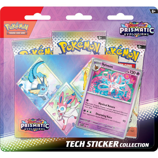 Pokémon Scarlet & Violet: Prismatic Evolutions Tech Sticker Collection