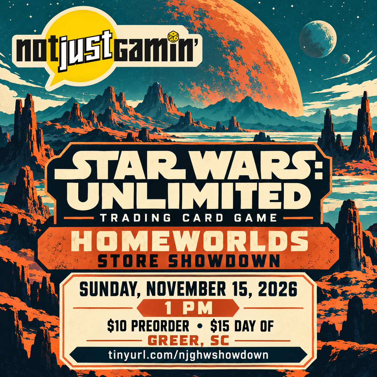 Star Wars Unlimited: Homeworlds Store Showdown