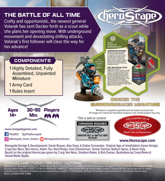 Heroscape: Decker The Burrowbreaker