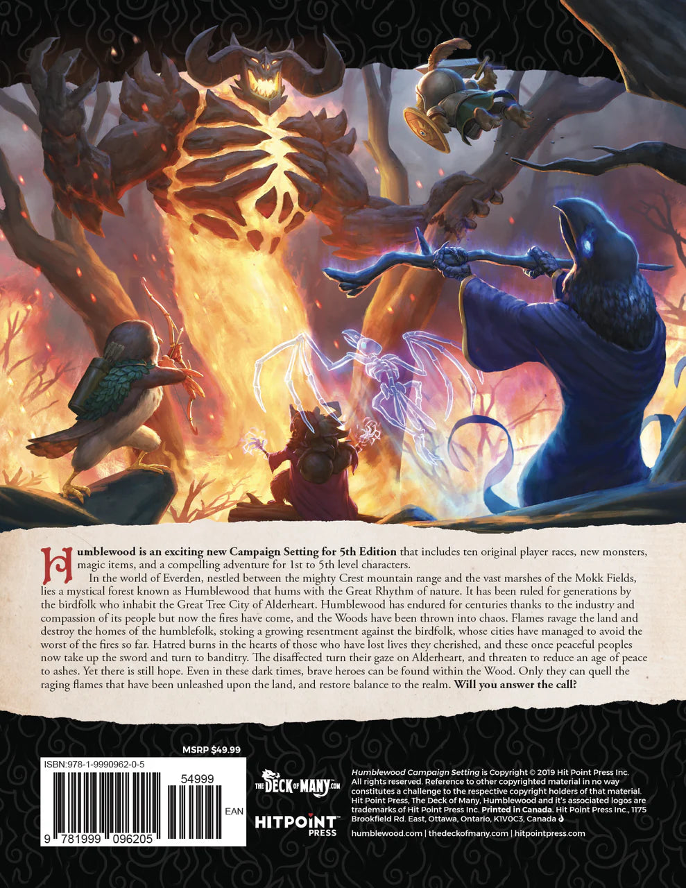 Humblewood Tales: Hardcover Campaign Setting (5E)