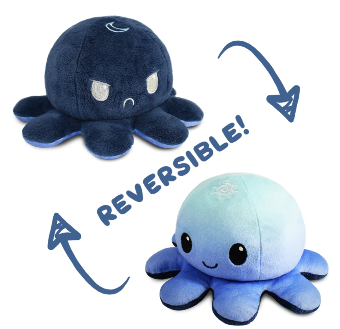 Plushiverse: Reversible Plushie 4in - Day N'Nite Octopus