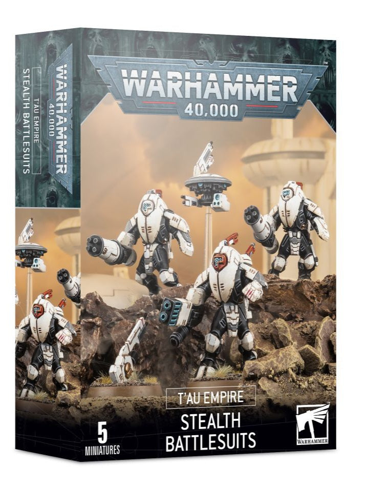 40K - T'AU Empire, XV25 Stealth Battlesuits