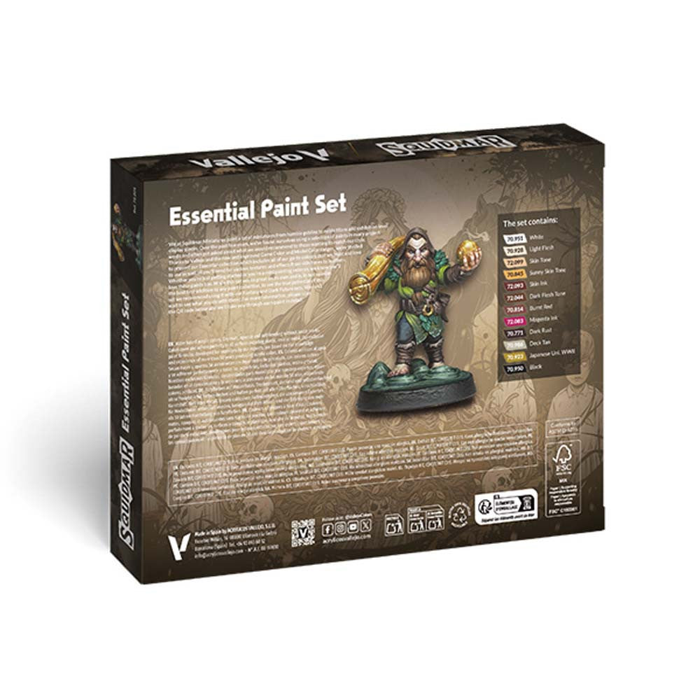 Vallejo Game Color Set: Squidmar Miniatures, Essential Paint Set