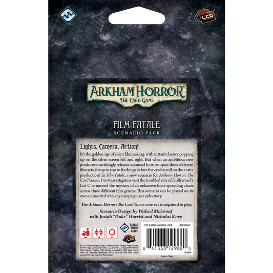 Arkham Horror: The Card Game - Film Fatale Scenario Pack