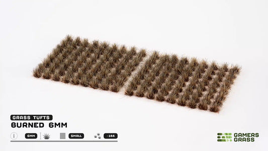 Burned 6mm Small Grass Tufts