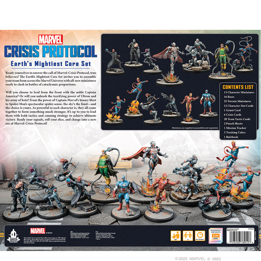 Marvel Crisis Protocol - Earth's Mightiest Core Set