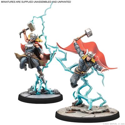 MARVEL Crisis Protocol - Mighty Thor, Lady Sif, Thor, Hero of Midgard & Loki, Prince of Lies