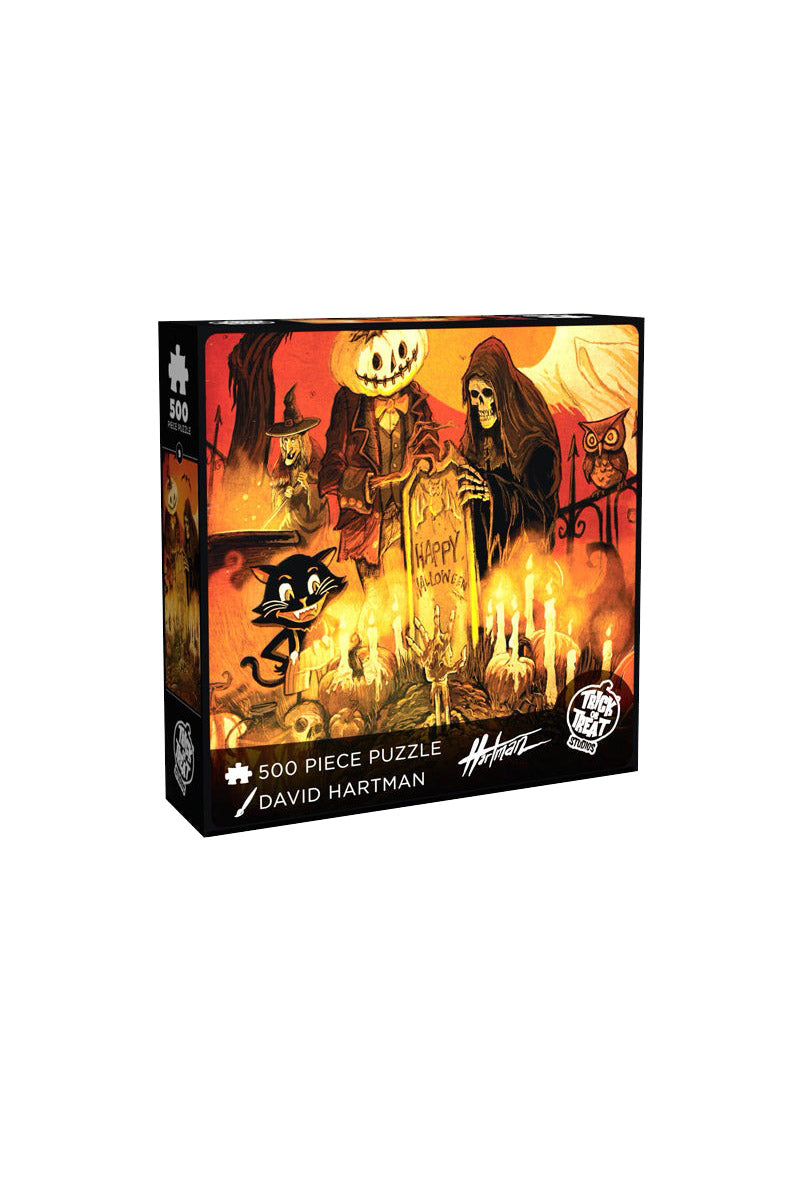 Puzzle: Halloween at the Cemetary - 500 pcs