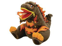 Zippermouth Godzilla Burning Plush