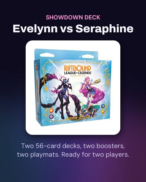 Riftbound League of Legends: Radiance Showdown Deck - Evelynn vs Seraphine