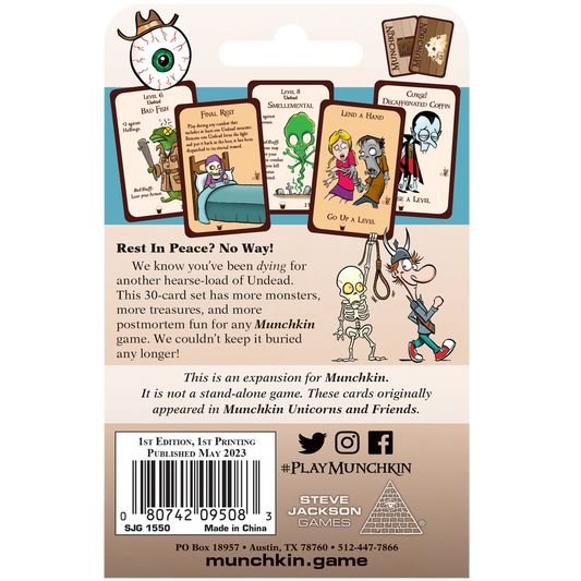 Steve Jackson Games - Munchkin, Deathly Pail