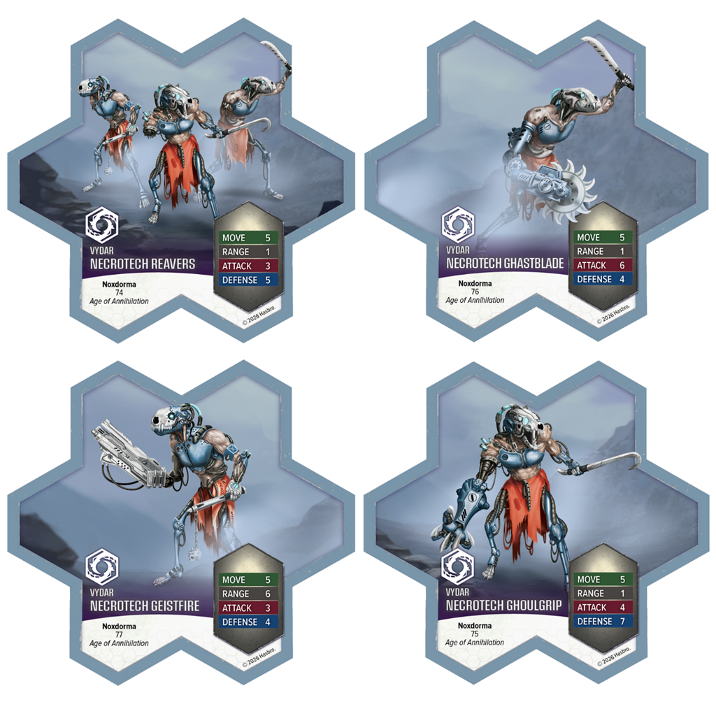 Heroscape: Upgraded Necrotech Reavers Army Expansion