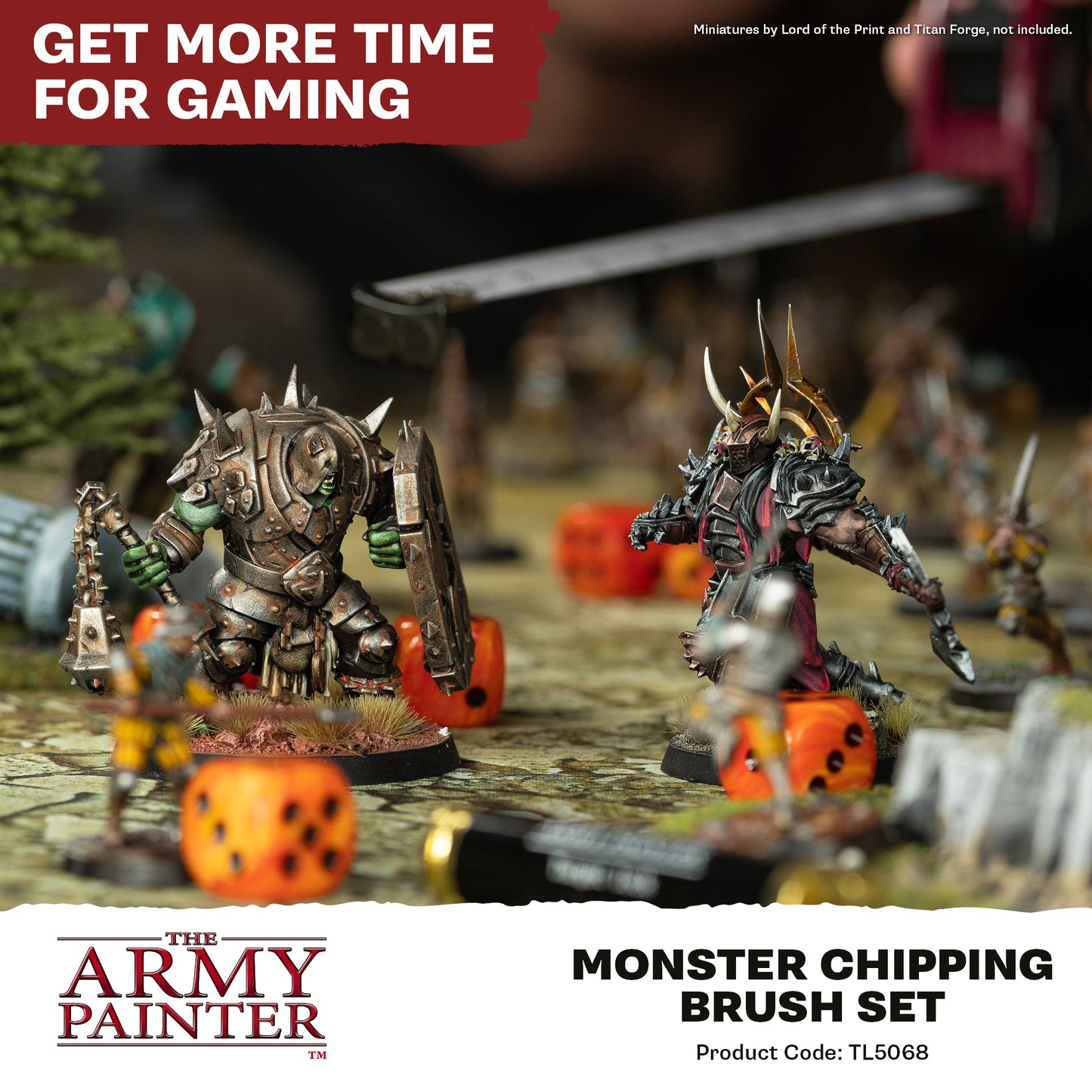 The Army Painter: Monster Chipping Brush Set