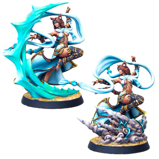 Eldfall Chronicles Skirmish Wargame: Sand Kingdoms - Spelldancers (voidcasters/aeroturge)