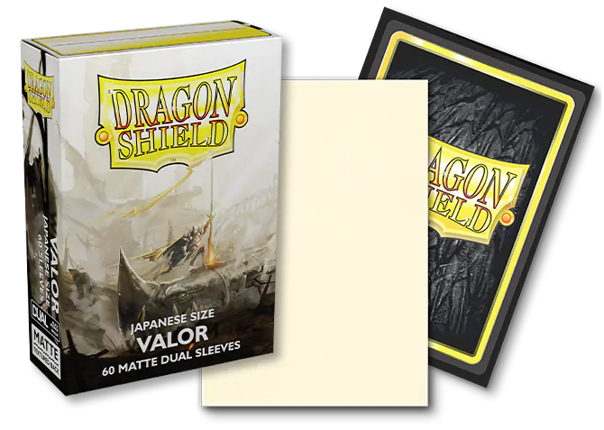 Dragon Shield - Japanese Size Matte Dual Sleeves, Valor (60 count)