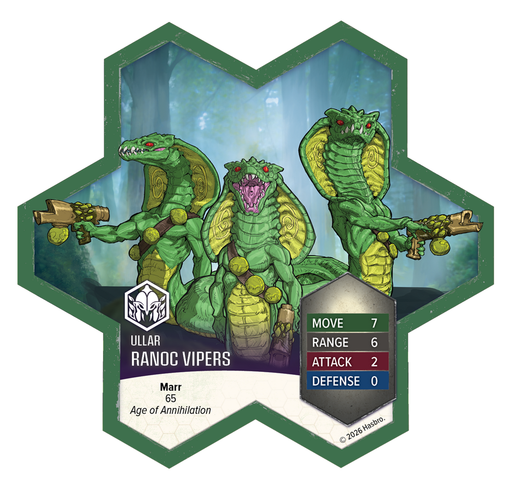 Heroscape: Elites of Ullar and Ranoc Vipers Army Expansion