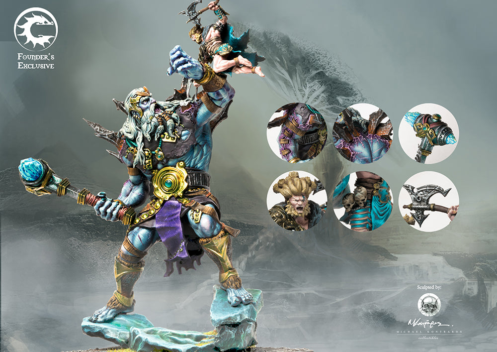 Conquest - Nords: Founder's Exclusive Winter's End Miniature