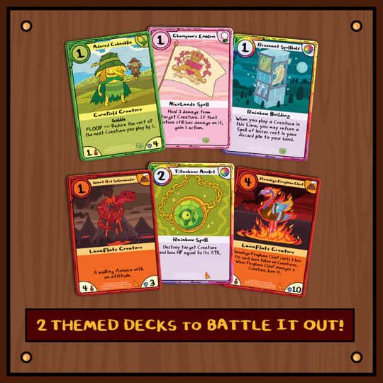 Adventure Time Card Wars: Collector's Pack, Flame Princess vs Fern