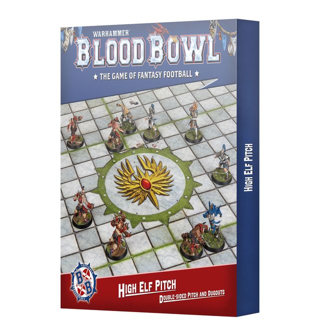 Blood Bowl - High Elf Double-sided Pitch and Dugouts