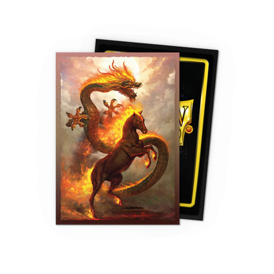 Dragon Shield: Matte Dual Art Card Sleeves 100ct, Fire Horse 2026
