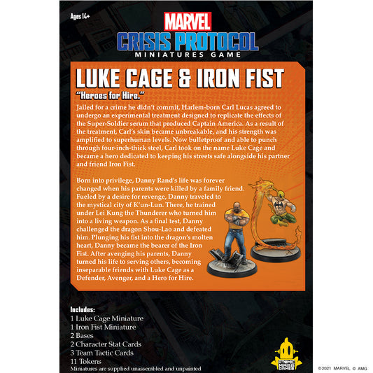Marvel Crisis Protocol - Luke Cage & Iron Fist