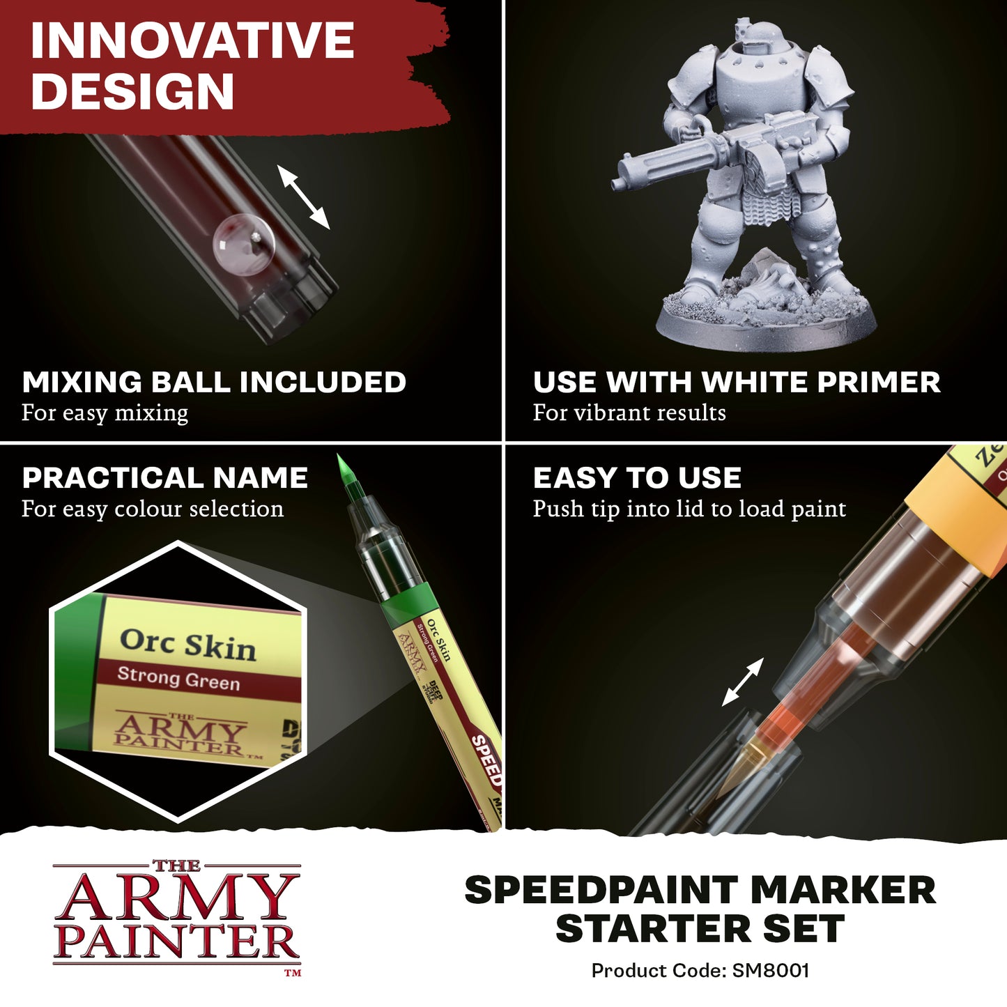 The Army Painter: Speedpaint Marker - Starter Set