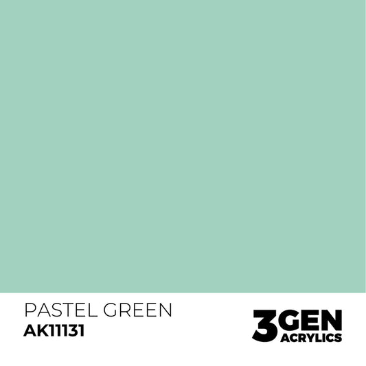AK Interactive 3G Acrylic Paint: Pastel Green - Pastel