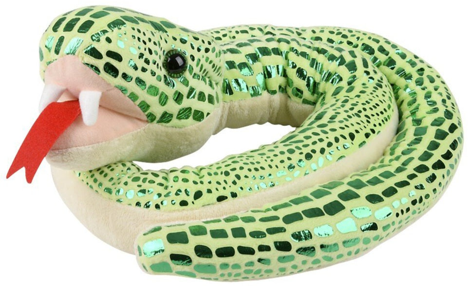 Metallic Plush Snake