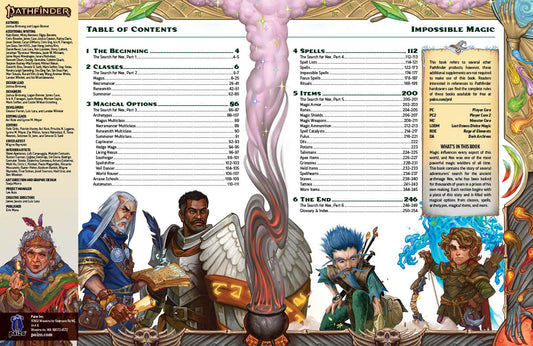 Pathfinder RPG: 2E Impossible Magic Sketch Edition (HC)