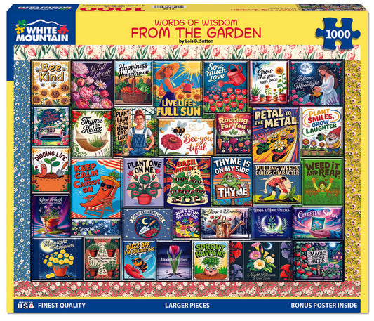 White Mountain Puzzles - Wisdom From the Garden