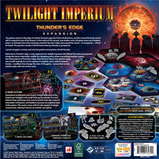 Twilight Imperium - Thunder's Edge Expansion