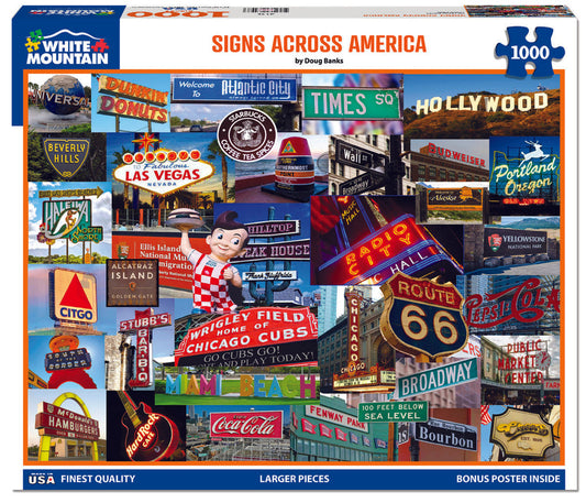 White Mountain Puzzles - Signs Across America