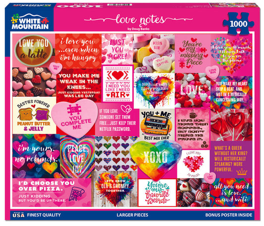 White Mountain Puzzles - Love Notes